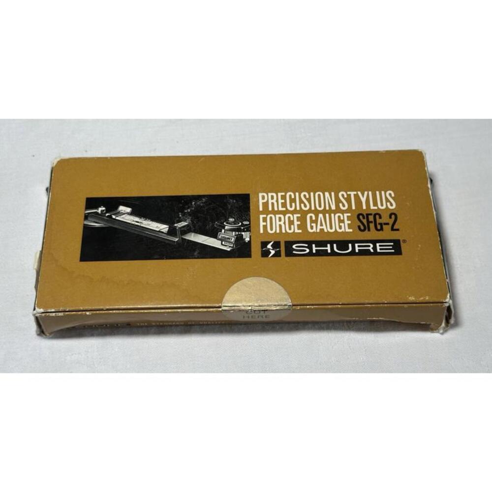 SHURE SFG-2 Stylus Force Gauge w/ Original Box